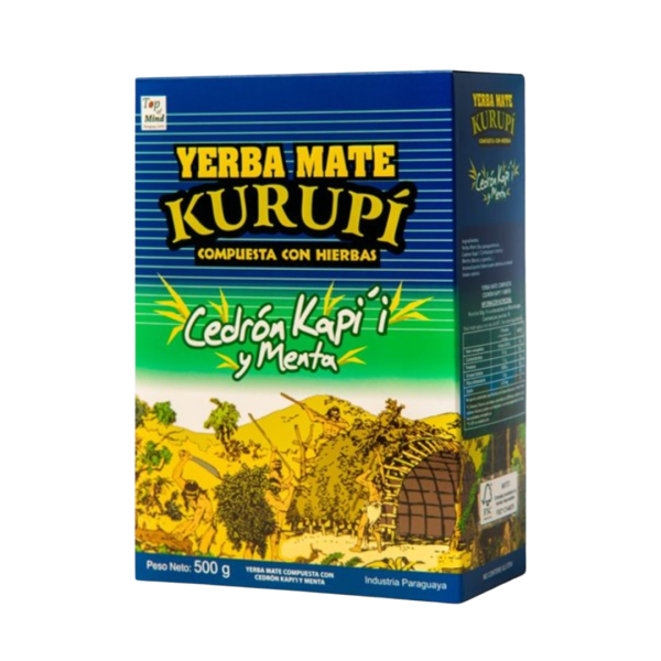 Yerba Kurupí Cedrón, Kapi y Menta 500g