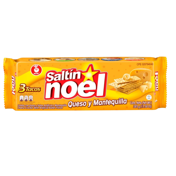 Galleta Saltín Noel Mantequilla y Queso