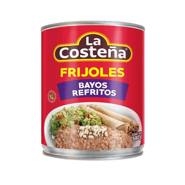 Frijol Bayos Refritos 580g